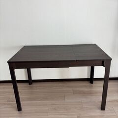 ☆IKEA：EKEDALEN エーケダーレン 伸長式テーブル（ダークブラウン）☆