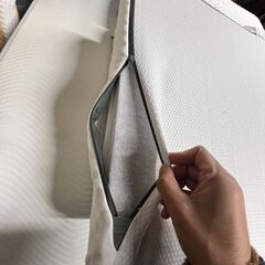 A099🉐エマスリープ 敷布団「エマ敷布団プレミアム」シングル 三つ折り マットレスの画像