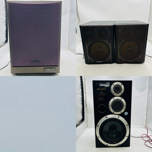 【✨‼️高音質スピーカーまとめ‼️✨】SONY SS-V725AV ＆ JVC（ヴィクター）SP-PW800 オーディオシステム コンポまとめ