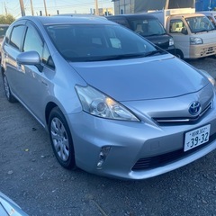 コミコミ65万円、プリウスアルファ、62,670km, 車検あり...