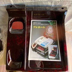 電話台　時計　セットの画像