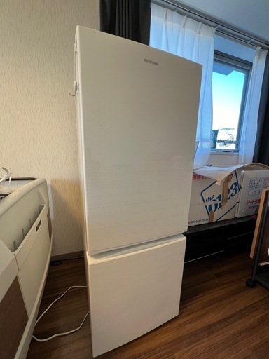 2019年式 156Lアイリスオオヤマ 冷凍冷蔵庫 AF156-WE