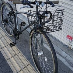 ［SOUTHERNPORT]COMFORTSPORTS(コンフォートスポーツ)27吋 シティクロス 6speed/LEDオート/グレーの画像