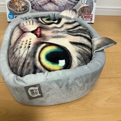 【未使用】キティベッド グレー 1個 CT-342 猫　ペット　の画像