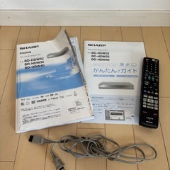 SHARP ブルーレイ&DVDプレイヤーの画像