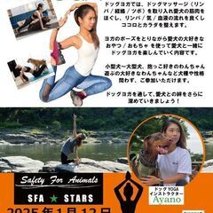 【ドッグヨガ1/12(日)in上総更級公園】
