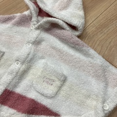 ジェラートピケ　ポンチョ　ベビーサイズ80-90の画像