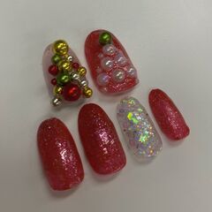 🎄 初心者でもできるクリスマスネイル🎄