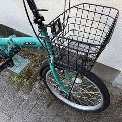 折りたたみ自転車20inch6段変速の画像