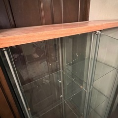 ショーケースガラス　2台の画像