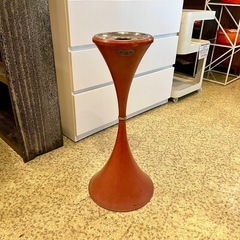 【池上店】 灰皿スタンド レトロ 灰皿 スタンド 臙脂色 インテ...