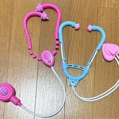 聴診器2つ おもちゃ