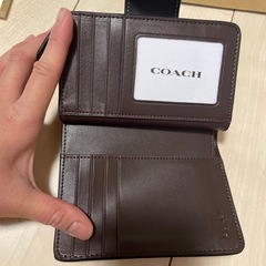 COACH折り財布の画像