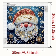 新品 初心者簡単DIY 5D ビーズペインティングキット サンタ...