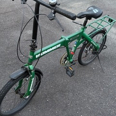 週末限定価格　HUMMER 折りたたみ　自転車