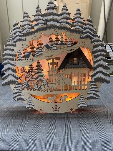 クリスマス LUMIDA LED ウッドデコレーション
