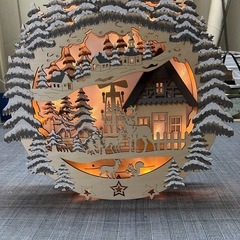 クリスマス LUMIDA LED ウッドデコレーション