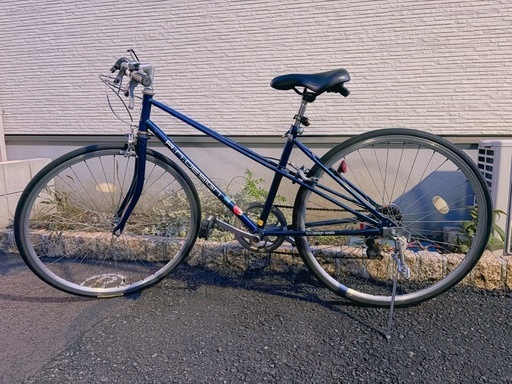 受取手確定　クロスバイク中古　a.n.design works ブルー
