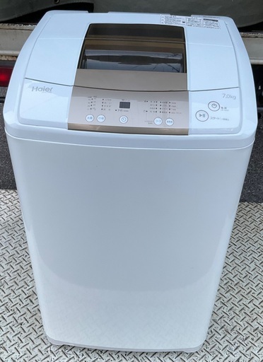 【RKGSE-231】特価！ハイアール/Haier/7kg/全自動洗濯機/JW-K70NE/中古/2018年製/当社より近隣地域無料配達/