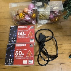 クリスマスツリー　電飾セットの画像