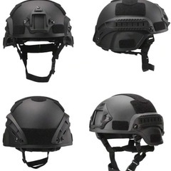 顔マスク 付き ヘルメットの画像