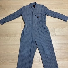 (再値下げ)ディッキーズつなぎ(ヒッコリー)