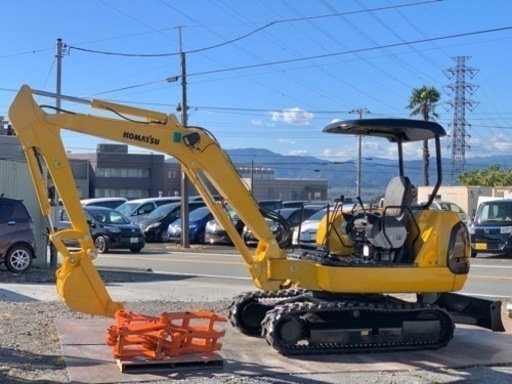 コマツ　ミニユンボ　PC35R-8 油圧ショベル　倍速付き　ハサミ付き　 ゴムキャタ　3.5tクラス　全国陸送可能 下取りOK