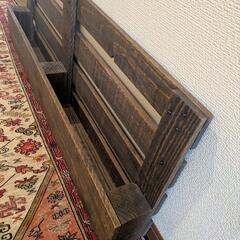 木製パレット　リメイク　飾り棚の画像