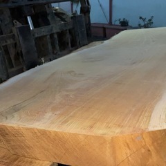 欅 無垢材　一枚板 耳付きの画像