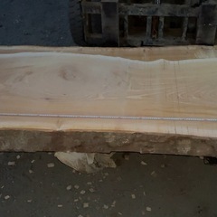 欅 無垢材　一枚板 耳付きの画像