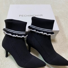 新品未使用pechincharショートブーツの画像