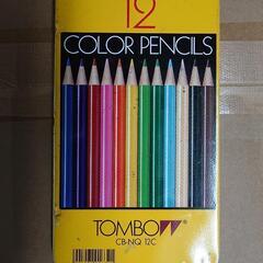トンボ鉛筆 TOMBOW 缶入色鉛筆12色