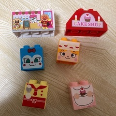 アンパンマン　コキンちゃんとケーキやさんセット　ブロックラボ　希少の画像