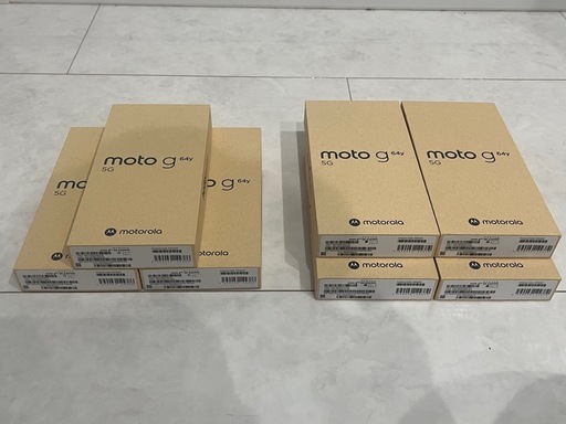 Android スマートフォン　moto g64y 5G シルバーブルー・スペースブラック