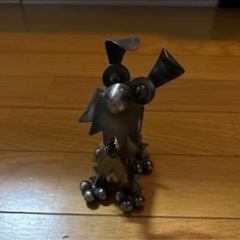 再出品•*¨*•.¸♬︎わんちゃんのオブジェ 銅製の画像