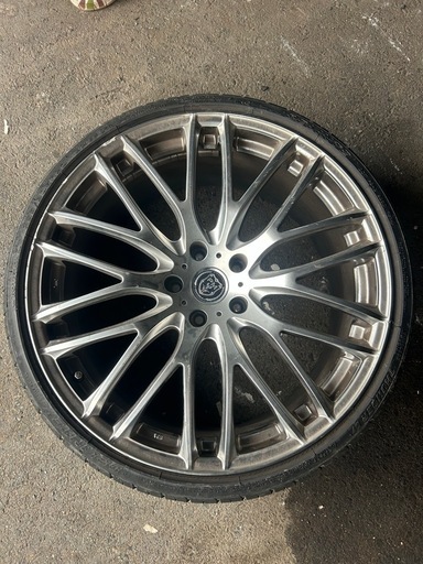 値下げしました‼️[中古品]プレミックス20インチ9.5jアルミホイール4本セット