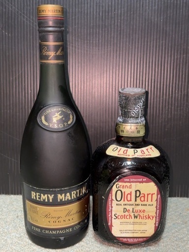 未開栓 グランド オールド パー ウイスキー REMY MARTIN レミーマルタン VSOP コニャック