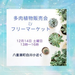 多肉植物&フリーマーケット