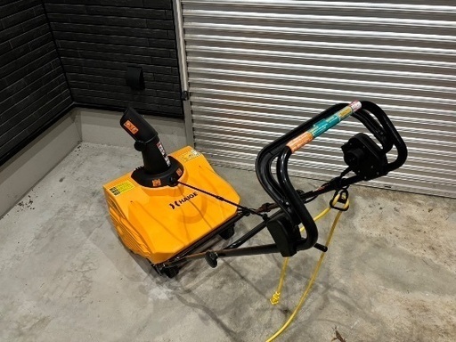 ハイガー 除雪機 ほぼ未使用 動作バッチリ
