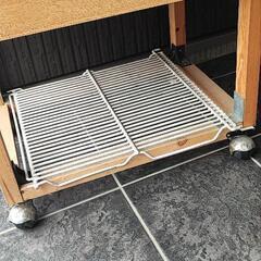 ツールワゴン　木の画像