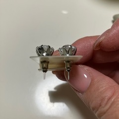 ピアス ジルコニア 未使用の画像