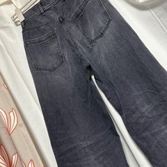 正規品】S sizeザブラックワイドデニムの画像