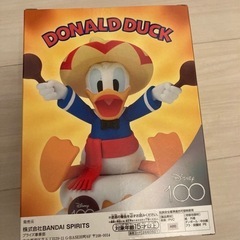 (未開封)ディズニー 100周年 ドナルド フィギュアの画像