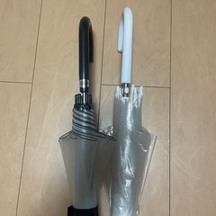 ビニール傘　2本の画像