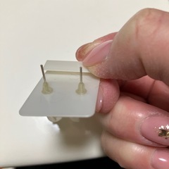 ピアス ジルコニア 未使用の画像