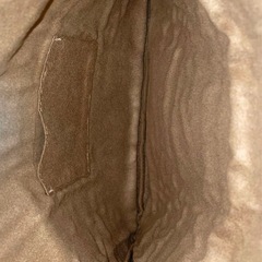 ネイビーフェイクレザー クラッチバッグ の画像