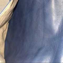 ネイビーフェイクレザー クラッチバッグ の画像