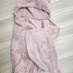 【美品】ディズニー　ポンチョ　ピンクの画像