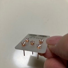 ピアス ジルコニア 未使用の画像