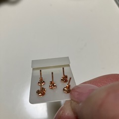 ピアス ジルコニア 未使用の画像